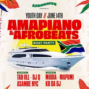YOUTH DAY | Afrobeats & Amapiano Sunset Boat Party South Africa Cruise at Pier 36 NYC, New York, United States Lizp.com Special Offers, Deals & Discounts in USA