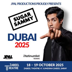 Sugar Sammy Live at Zabeel Theatre, Dubai – Comedy Events Lizp.com Special Offers, Deals & Discounts in USA