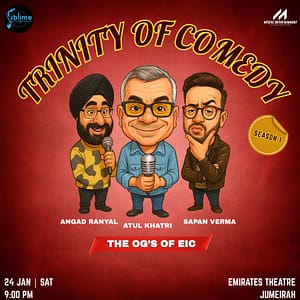 Trinity of Comedy- Season 1 ft. Atul Khatri, Sapan Verma and Angad Ranyal in Dubai – Comedy Events Lizp.com Special Offers, Deals & Discounts in USA