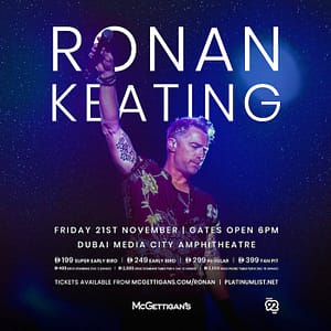 Ronan Keating Live in Dubai – Concerts Lizp.com Special Offers, Deals & Discounts in USA