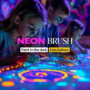 Neon Brush Kids: A Family-Friendly Art Experience at The Box MKE, Milwaukee, United States Lizp.com Special Offers, Deals & Discounts in USA