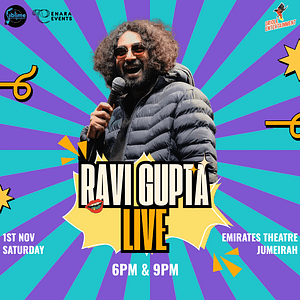 Ravi Gupta Live in Dubai 2025 – Comedy Events Lizp.com Special Offers, Deals & Discounts in USA