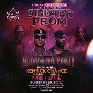 Sinister Prom “The Last Dance” Halloween Party live at ACE Club in Manama – Halloween Lizp.com Special Offers, Deals & Discounts in USA