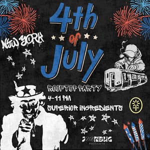 Joonbug Presents Superior Ingredients 4th of July Rooftop Party at Aurora Manufacturing Corporation, Brooklyn, United States Lizp.com Special Offers, Deals & Discounts in USA