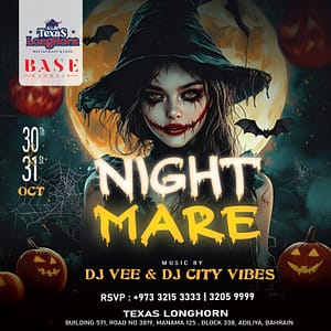Nightmare Halloween Party at Texas Longhorn, Bahrain – Halloween Lizp.com Special Offers, Deals & Discounts in USA