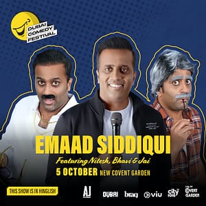 Emaad Siddiqui Live at Dubai Comedy Festival – Dubai Comedy Festival Lizp.com Special Offers, Deals & Discounts in USA