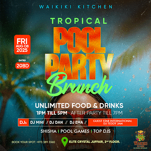 Tropical Pool Party Brunch at Waikiki Kitchen – Brunches Lizp.com Special Offers, Deals & Discounts in USA