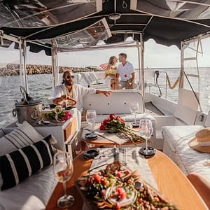 Luxury E-Boat Cruise with Wine, Charcuterie & Sea Lions Spotting at 4360 Via Marina, Los Angeles, United States Lizp.com Special Offers, Deals & Discounts in USA