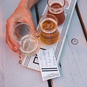 Flight of Beer at the Pilot Project Tasting Room at Pilot Project Brewing, Chicago, United States Lizp.com Special Offers, Deals & Discounts in USA