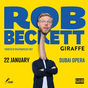 Rob Beckett at Dubai Opera – Comedy Events Lizp.com Special Offers, Deals & Discounts in USA