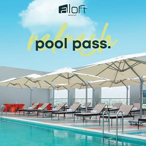 Pool Pass at Aloft Muscat – Recently Added Experiences Lizp.com Special Offers, Deals & Discounts in USA