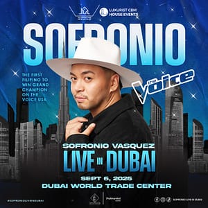 Sofronio Vasquez Live in Dubai World Trade Center – Concerts Lizp.com Special Offers, Deals & Discounts in USA