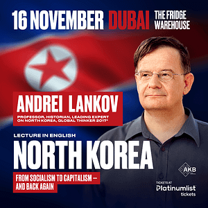 Andrei Lankov With the Lecture “North Korea: From Socialism to Capitalism — and a Little Bit Back” in Dubai – Seminar Lizp.com Special Offers, Deals & Discounts in USA